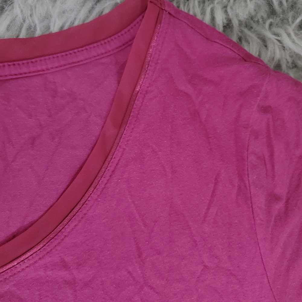 BANANA REPUBLIC Double Trim Luxery Touch Wide Neck Tee- Best Seller - Picture 6 of 7